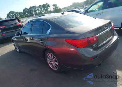 2015 Infiniti Q50 Premium из США, поврежденный, VIN JN1BV7AP0FM353969